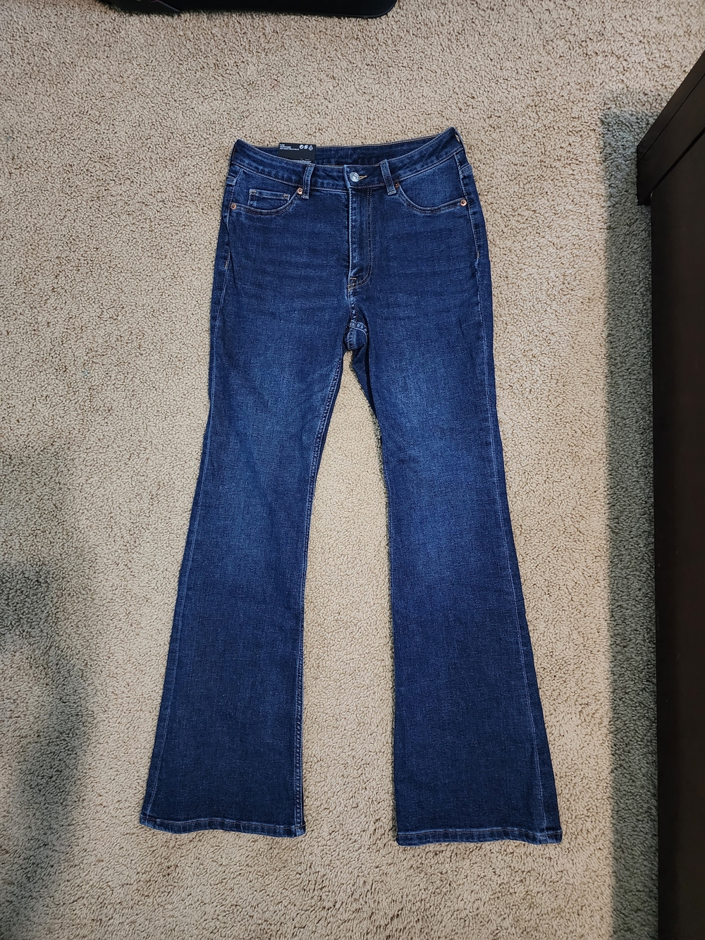 H&M Dark Wash Flare-Leg Jeans